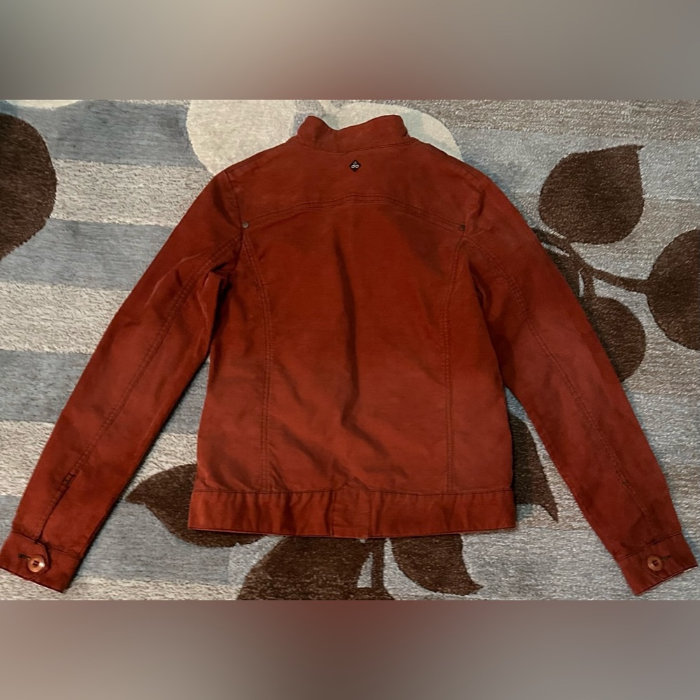 Prana Organic Cotton Motto Jacket in Rust Corduroy - Picture 7 of 7